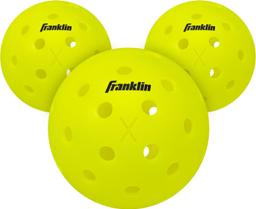 Franklin Sports Outdoor Pickleballs - X-40 Pickleball Balls - USA Pickleball (USAPA) Approved - Official US Open Ball